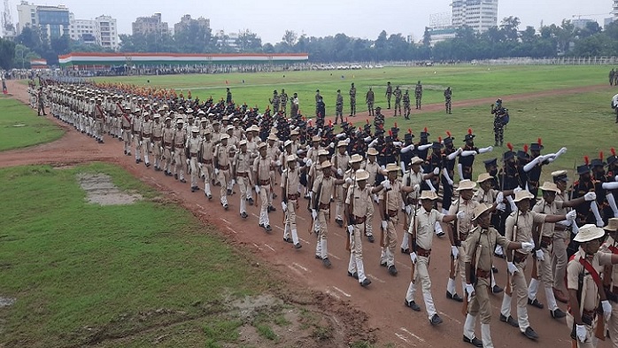 पटना के गांधी मैदान में स्वतंत्रता दिवस को लेकर परेड की तैयारी पूरी, सादे समारोह में होगा झंडोतोलन